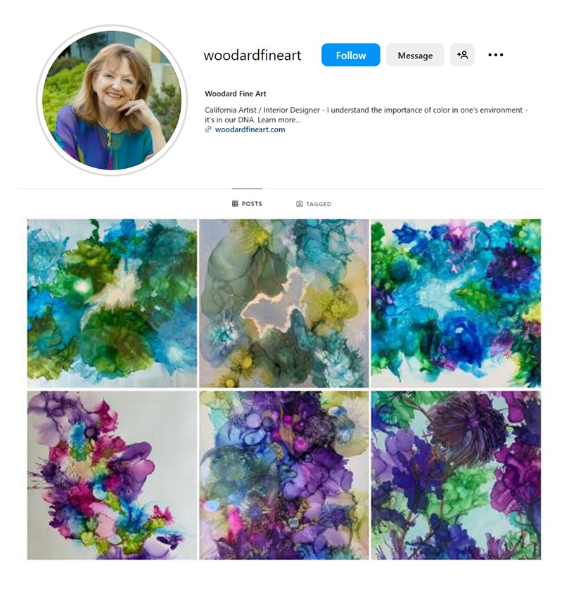 Follow Woodard Fine Art on Instagram